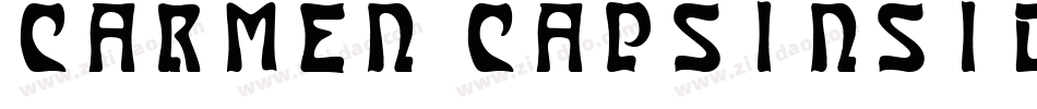 Carmen CapsInside字体转换